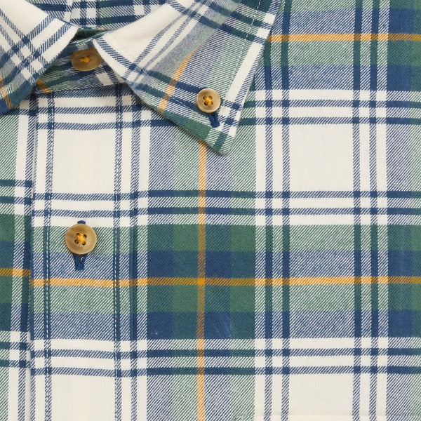 Bark Featherweight Flannel - Mallard Green