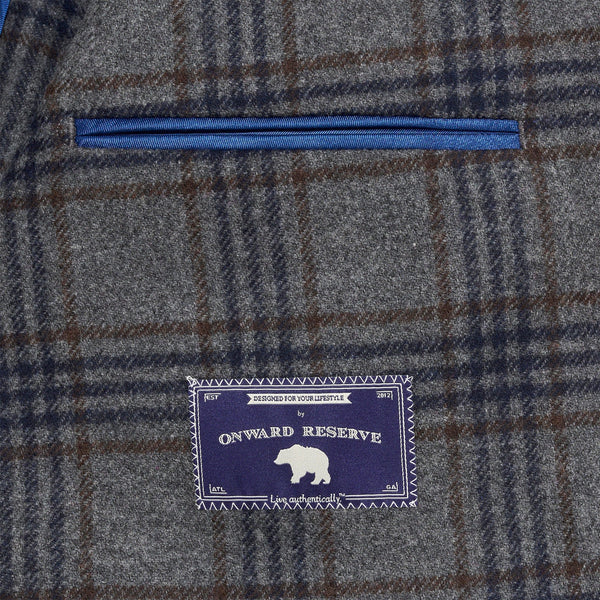 Silverbirch Plaid Sport Coat - Silver Birch