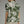Floral Fern Print Puff Sleeve Top Featuring Scallop Trim