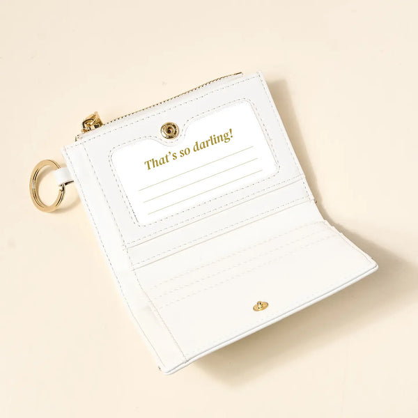 Luxe Pocket Wallet–White