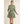 Olive Lace Trim Button Down Floral Dress