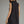Black Solid Sleeveless Mini Dress w Back Pleat Detail