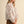 Cream Floral Lace Trim Button Up Top w Long Puff Sleeves