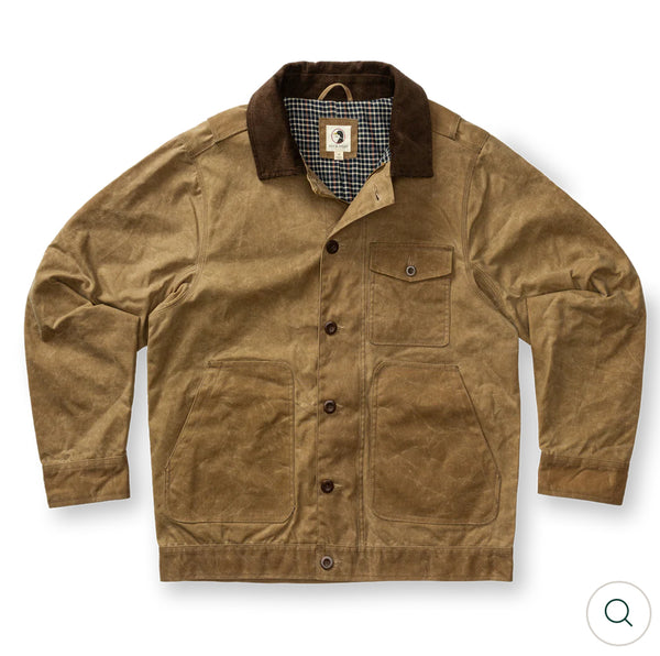 Waxed Duck Canvas Rancher Jacket Umber Brown