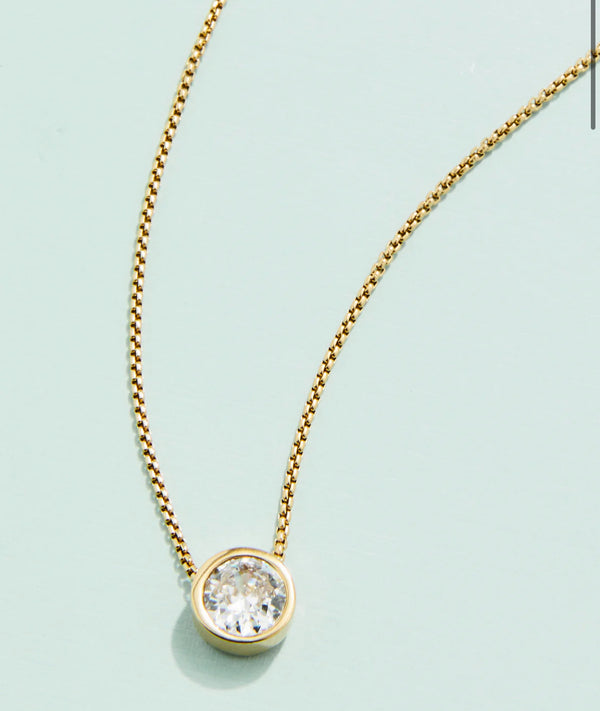 Lighthouse Necklace Cubic Zirconia 18''