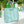 Rosemary Stripe Blue Lunch Bag