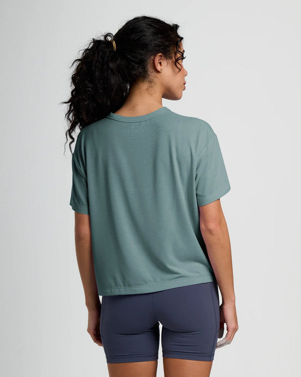 Women's Elevate Lightweight Tee - Stormy Sea