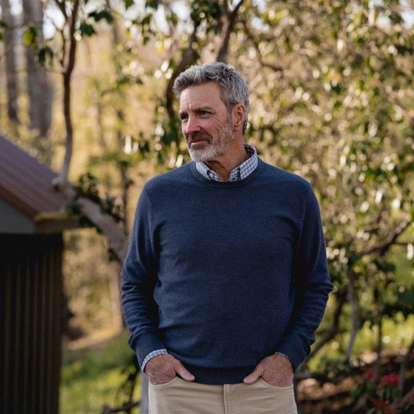 Midnight Blue Calder Crewneck