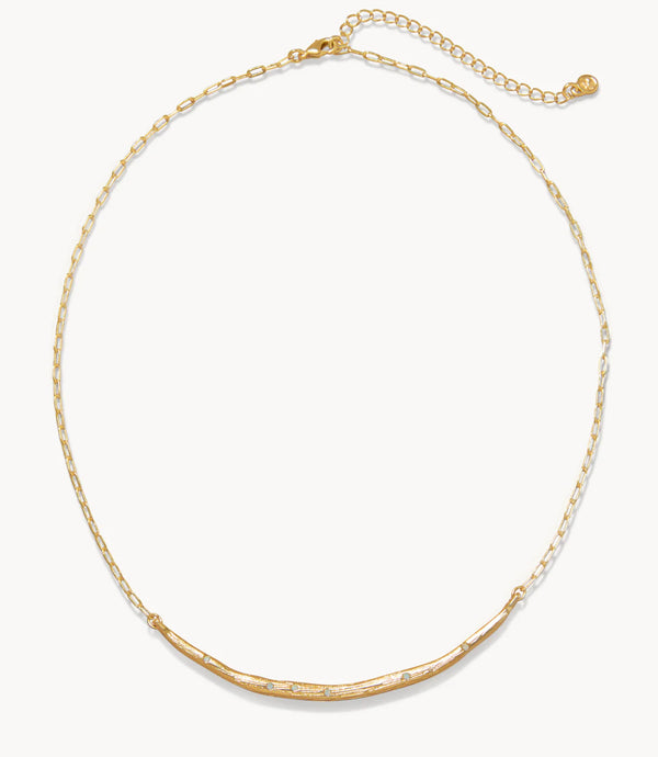 Sand Bar Necklace White Opal
