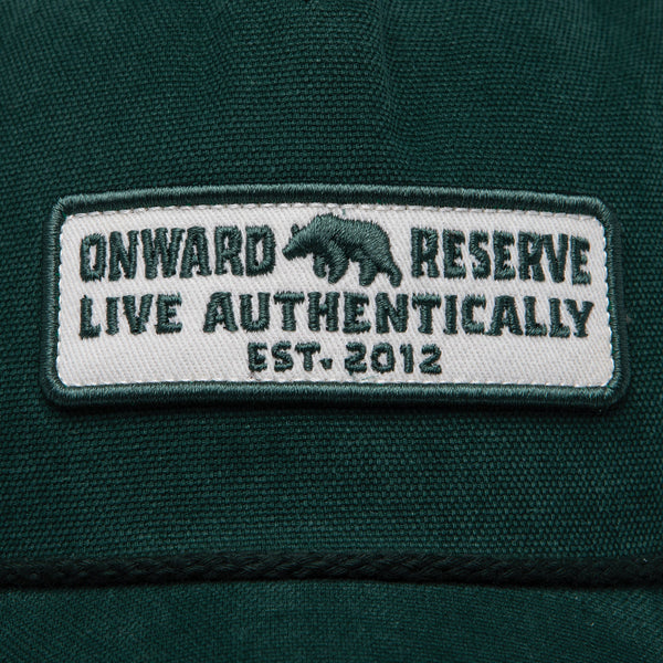 Live Authentically Oxford Rope Hat - Duck Green