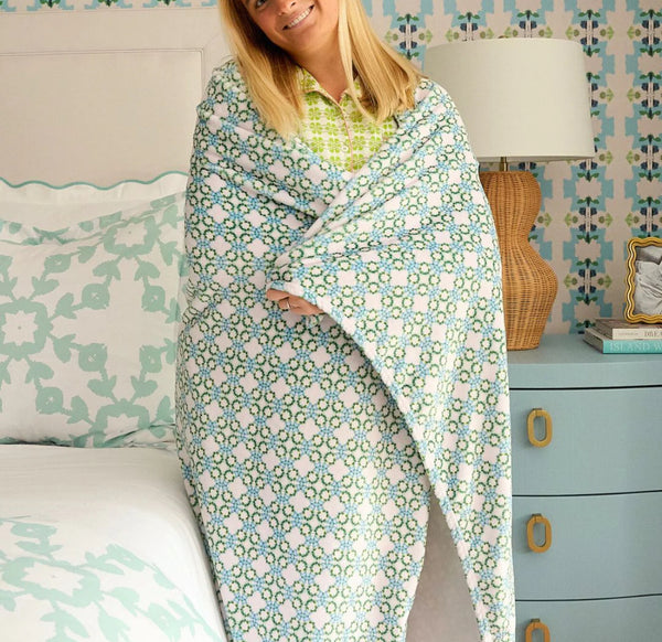 Ski Bunny Fleece Blanket