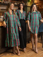 Christina Dress | Plaid About You Green