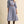 Dusty Denim Blue Belted Button Down Midi Dress