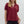 Solid Burgundy Short Sleeve Split Collar