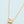 Columbia Square Necklace 16” Crystal