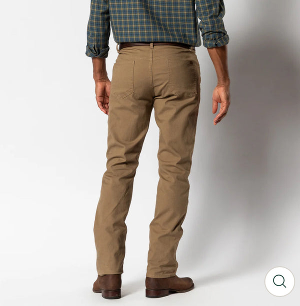 Classic Fit Pinpoint Canvas Five-Pocket WEATHERED OAK