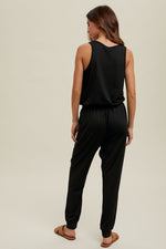 Black Soft Touch Jumpsuit