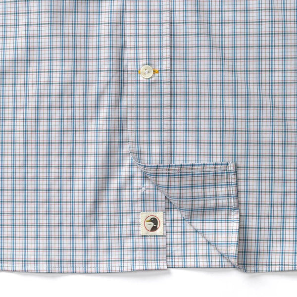Performance Poplin Sport Shirt - Midnight Teal