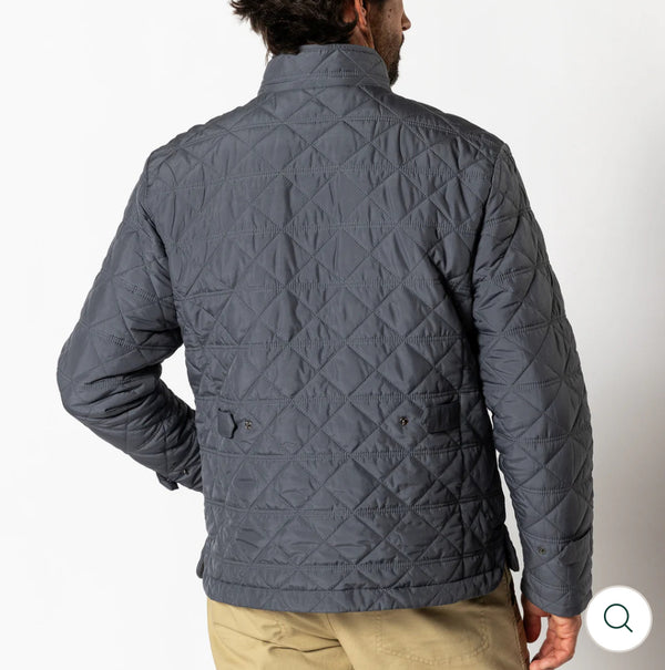 Fremont Sport Performance Quilted Jacket - Ocean Grey