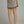Olive Stripe Mini Skirt w Contrast Hem