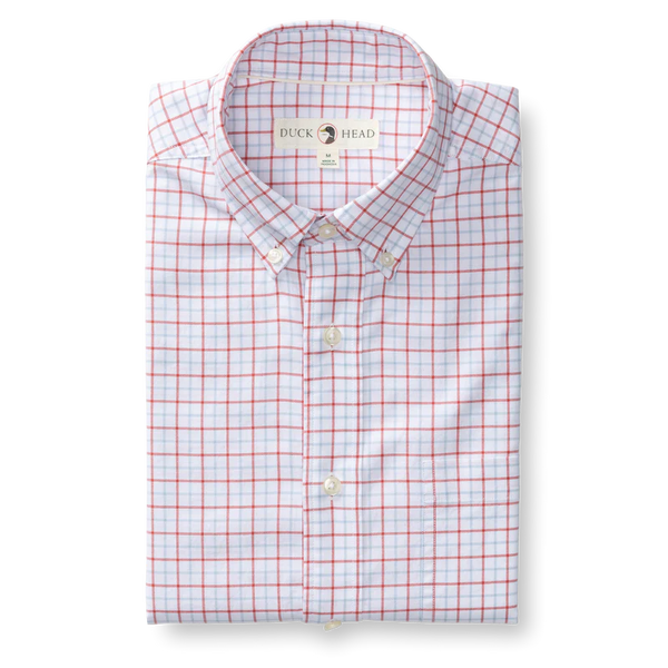 Cotton Oxford Sport Shirt - Rosewood