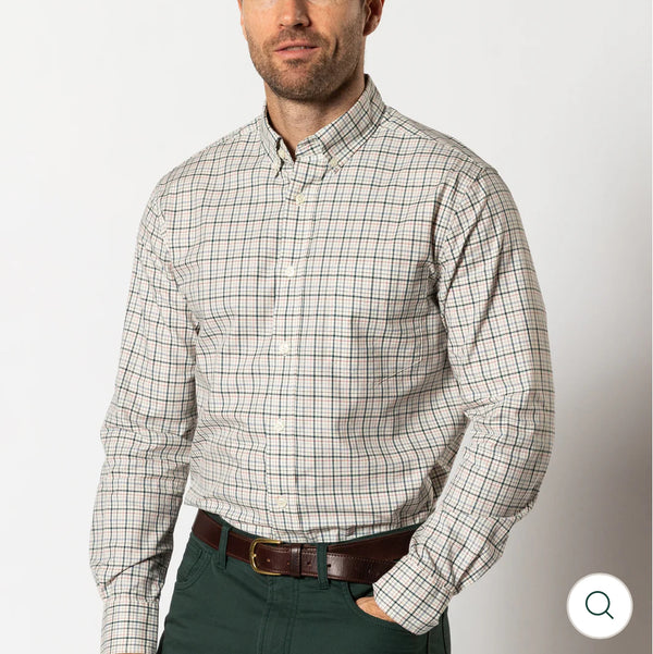 Cotton Twill Sport Shirt
Cooper Plaid - Emerald Green