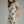 Ecru Floral Print V-neck Short Puff Sleeve Mini Dress