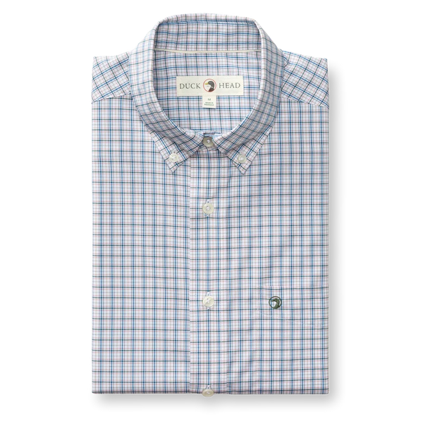 Performance Poplin Sport Shirt - Midnight Teal