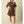 Belen Chocolate Paisley Belted Mini Dress