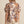 Ecru & Floral Print Puff Sleeve Top featuring Contrast Binding