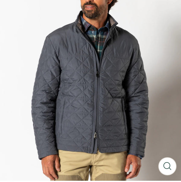 Fremont Sport Performance Quilted Jacket - Ocean Grey