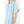 Short Sleeve Striped Button Down Dress LT. Blue