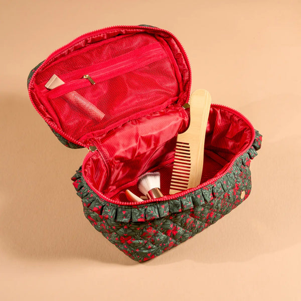 Glam & Go Quilted Cosmetic Bag-A Merry Moment