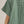 Green Stripe Shirt-Style Midi Dress featuring Side Slits