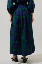 Harrisville Plaid A-Line Maxi Skirt