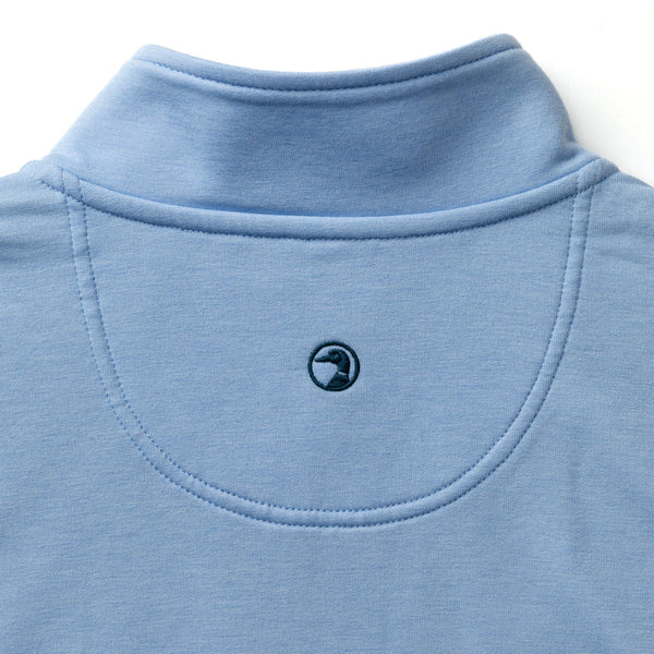 Dunmore Performance 1/4 Zip Pullover - Serenity Blue Heather