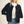 Black Drop Shoulder 3/4 Sleeves Button Down Cardigan
