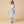 Dream Shawl Collar Robe - Sky Blue Stripe