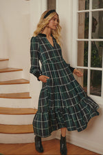 Sweet Beyond Plaid Sherril Maxi Dress