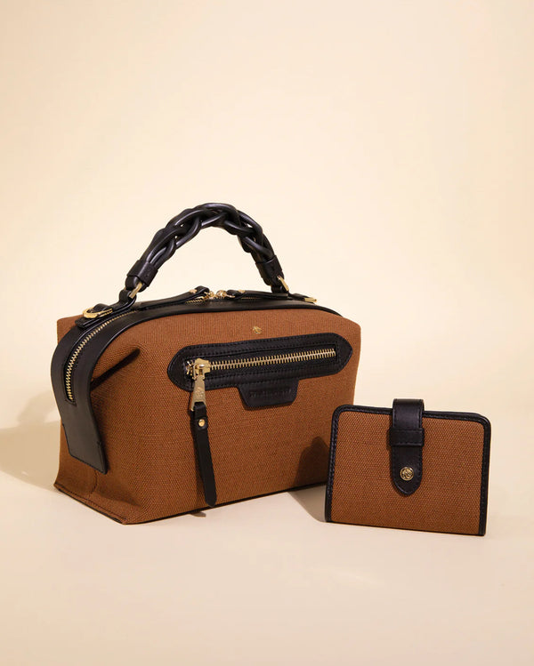 Sable League Mini Wallet Toffee/Black