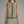 Olive Stripe Sleeveless Round-Neck Top w Contrast Trim