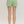 Green Gingham Print Shorts featuring Drawstring Waist