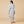 Dream Shawl Collar Robe - Sky Blue Stripe
