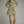 Olive Floral Puff Sleeve Mini Dress
