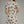 Ecru Floral Print V-neck Short Puff Sleeve Mini Dress