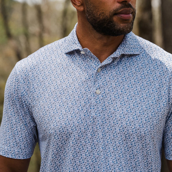 Forestfall Printed Performance Polo