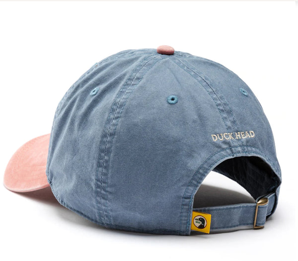 Circle Patch Twill Hat: Stone Blue