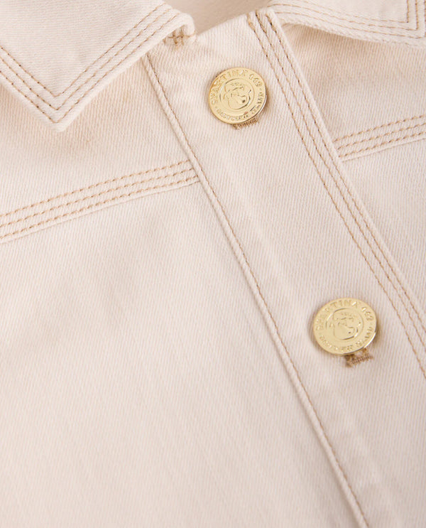 Kiersten Denim Jacket Sand