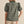 Army Embroidered Puff Sleeve Top w Ruffle Neck