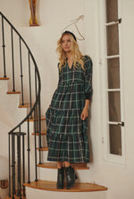 Sweet Beyond Plaid Sherril Maxi Dress